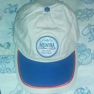 New Aquafina Pure Water Promo Dad Cap Hat Vintage